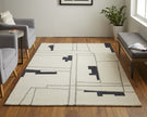 Stefano Wool Abstract Area Rug 10' X 14'