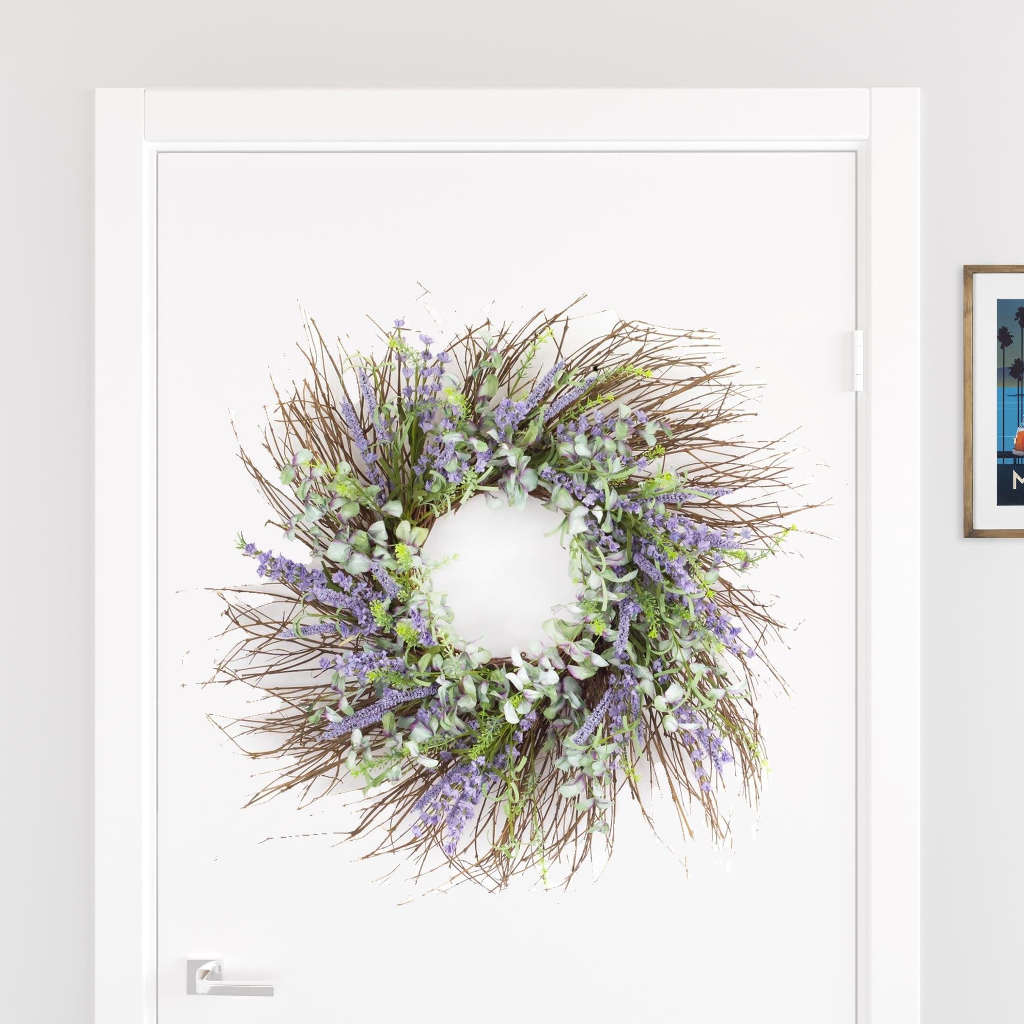 Lavender Lux Spring Wreath