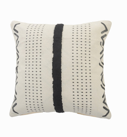 Dotted Symmetry Zippered Throw Pillow