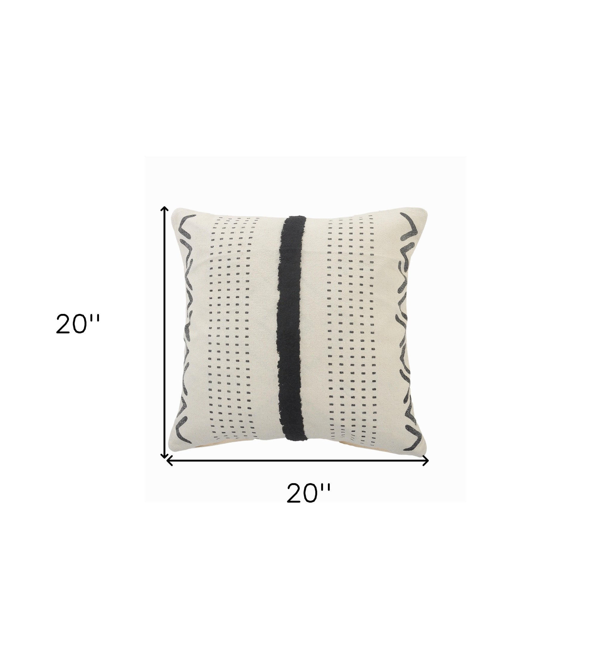 Dotted Symmetry Zippered Throw Pillow