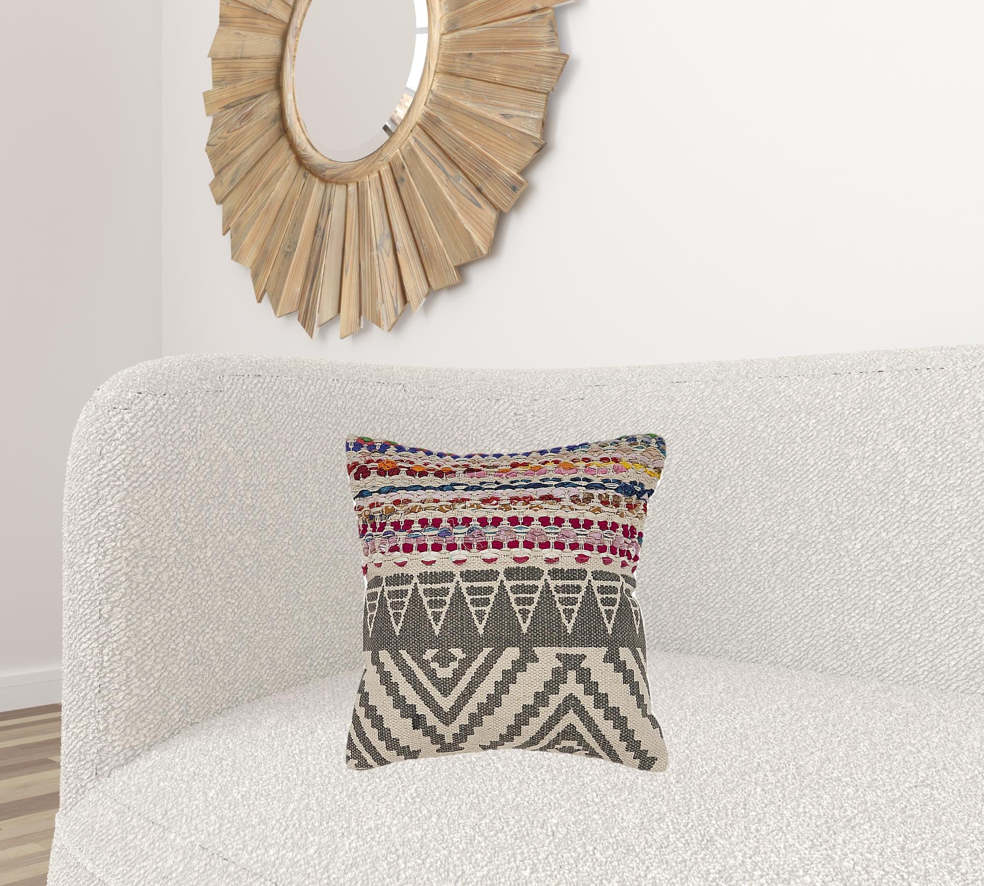 Cusco Cotton Throw Pillow