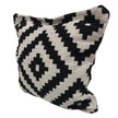 Diamond Geometry Cotton Zippered Pillow