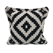 Diamond Geometry Cotton Zippered Pillow