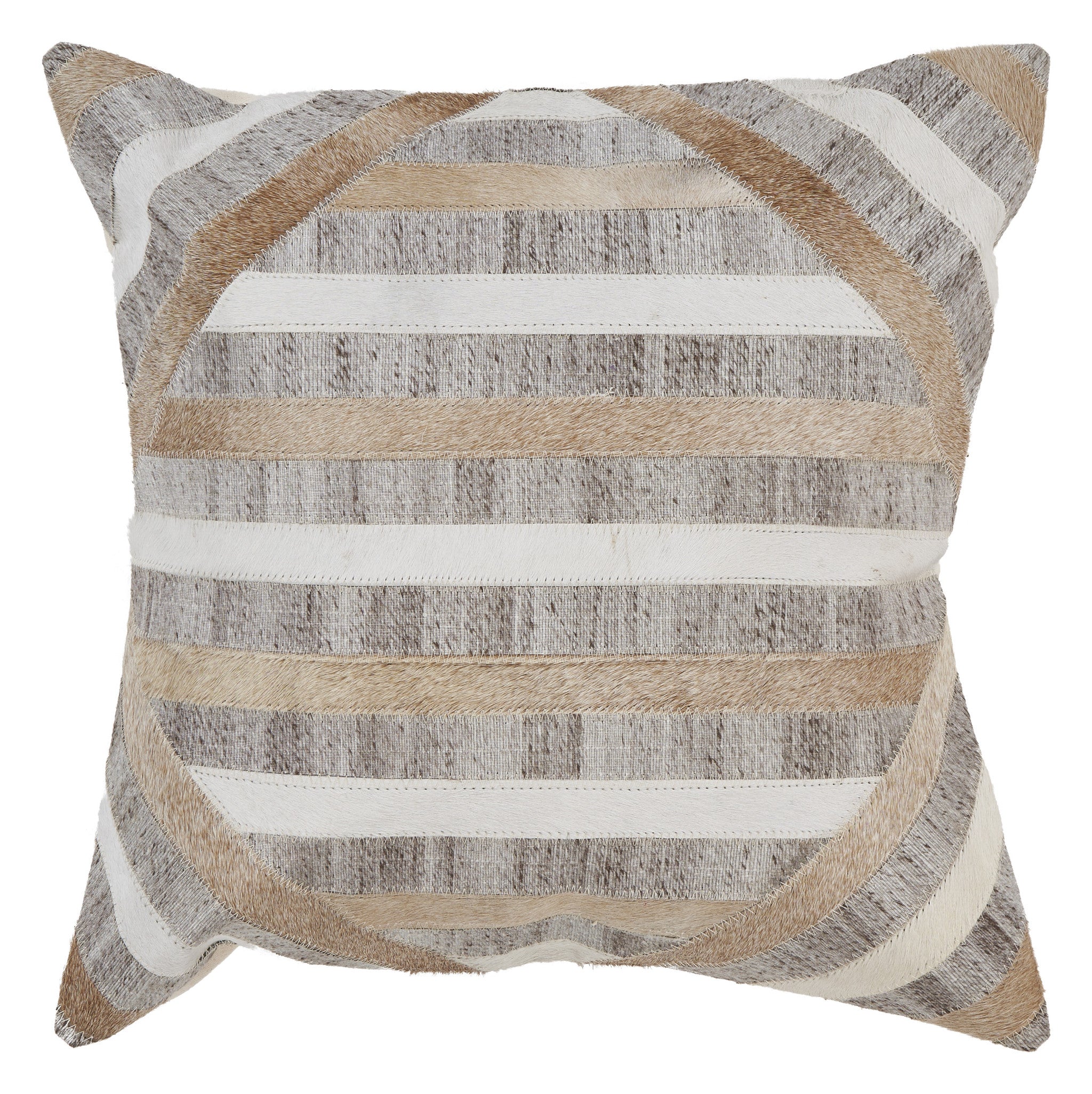 Angelo Striped Zippered Throw Pillow