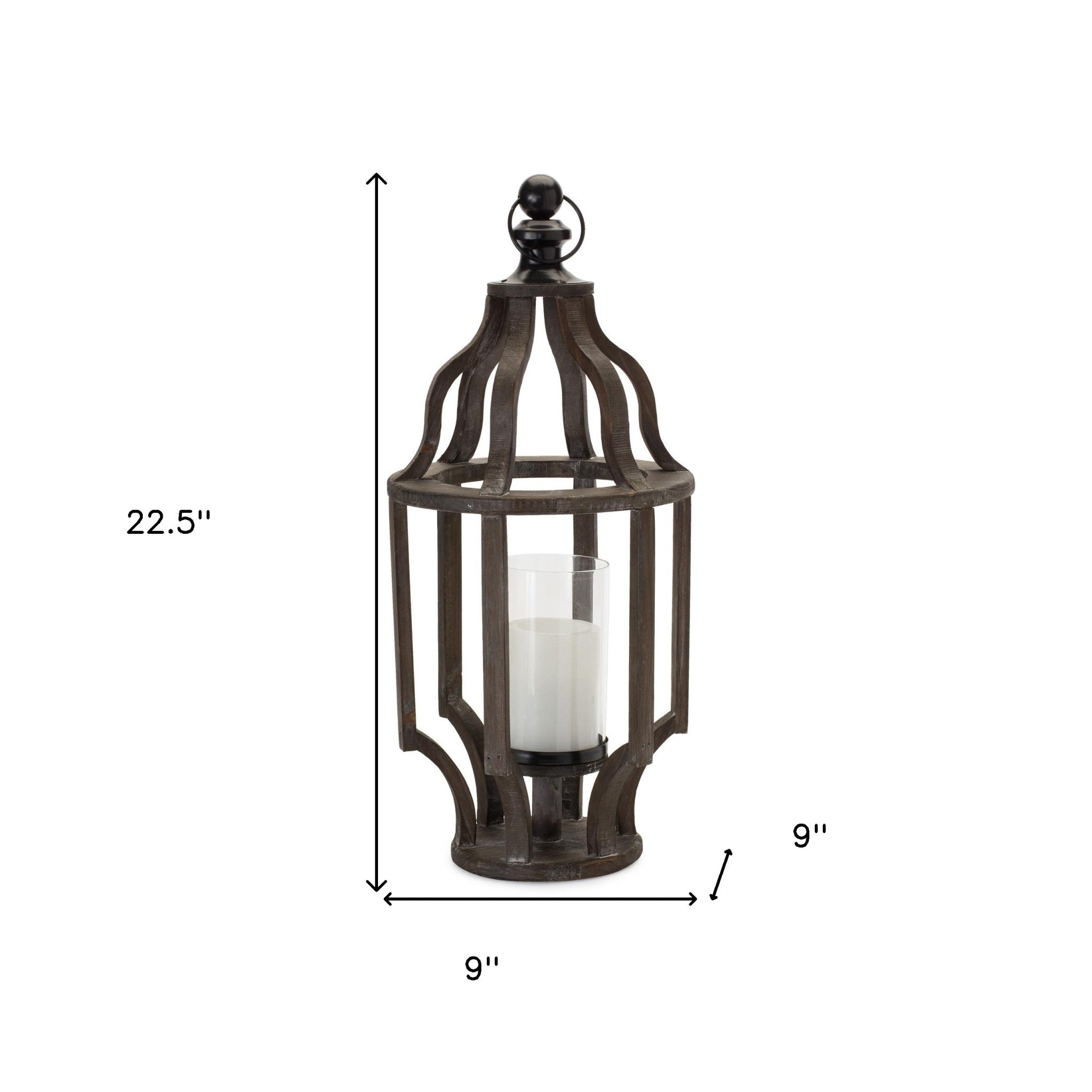 Ember Glow Flameless Candle Lantern