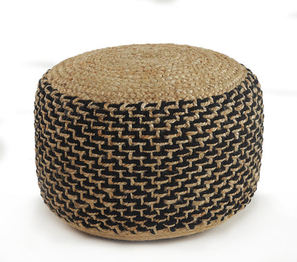 The Lorena Jute Ottoman