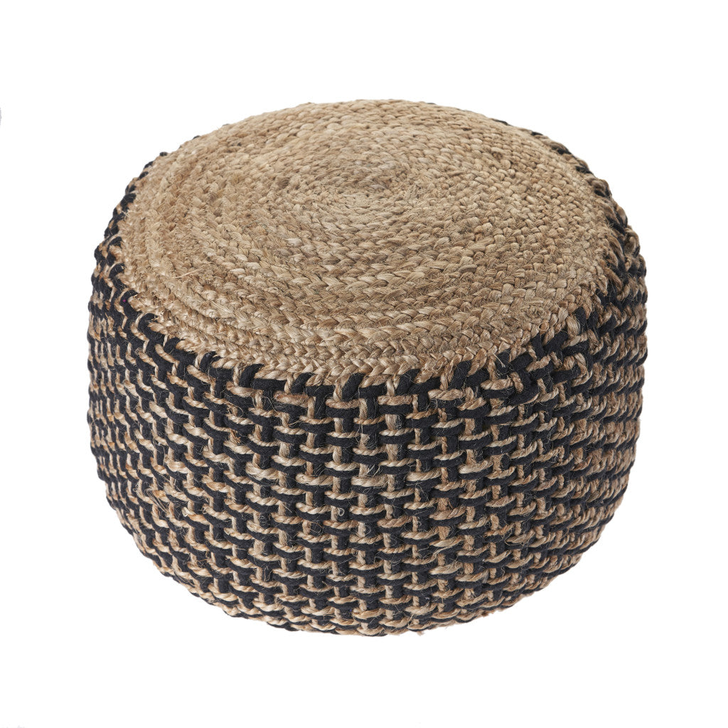 The Lorena Jute Ottoman