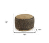 The Lorena Jute Ottoman