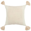 Madison Blush Cotton Throw Pillow