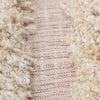 Pink + Fringe Cotton Throw Pillow