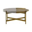 Modern Fusion Round Coffee Table