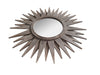 Sunburst Wood Framed Accent Mirror