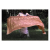 Meditation Yoga Prayer Shawl - Maha Mantra - Peach