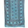 Meditation Yoga Prayer Shawl - Mantra Om - Turquoise