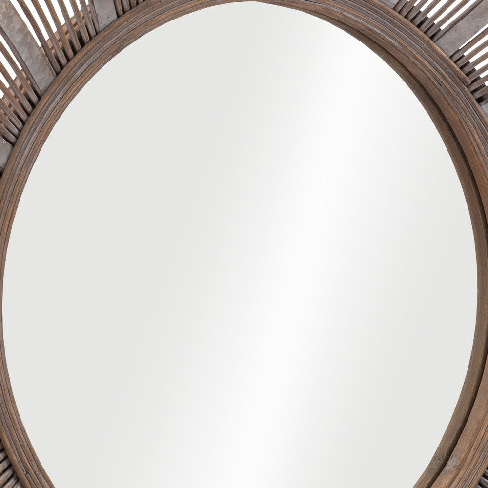 Island Breeze Round Accent Mirror