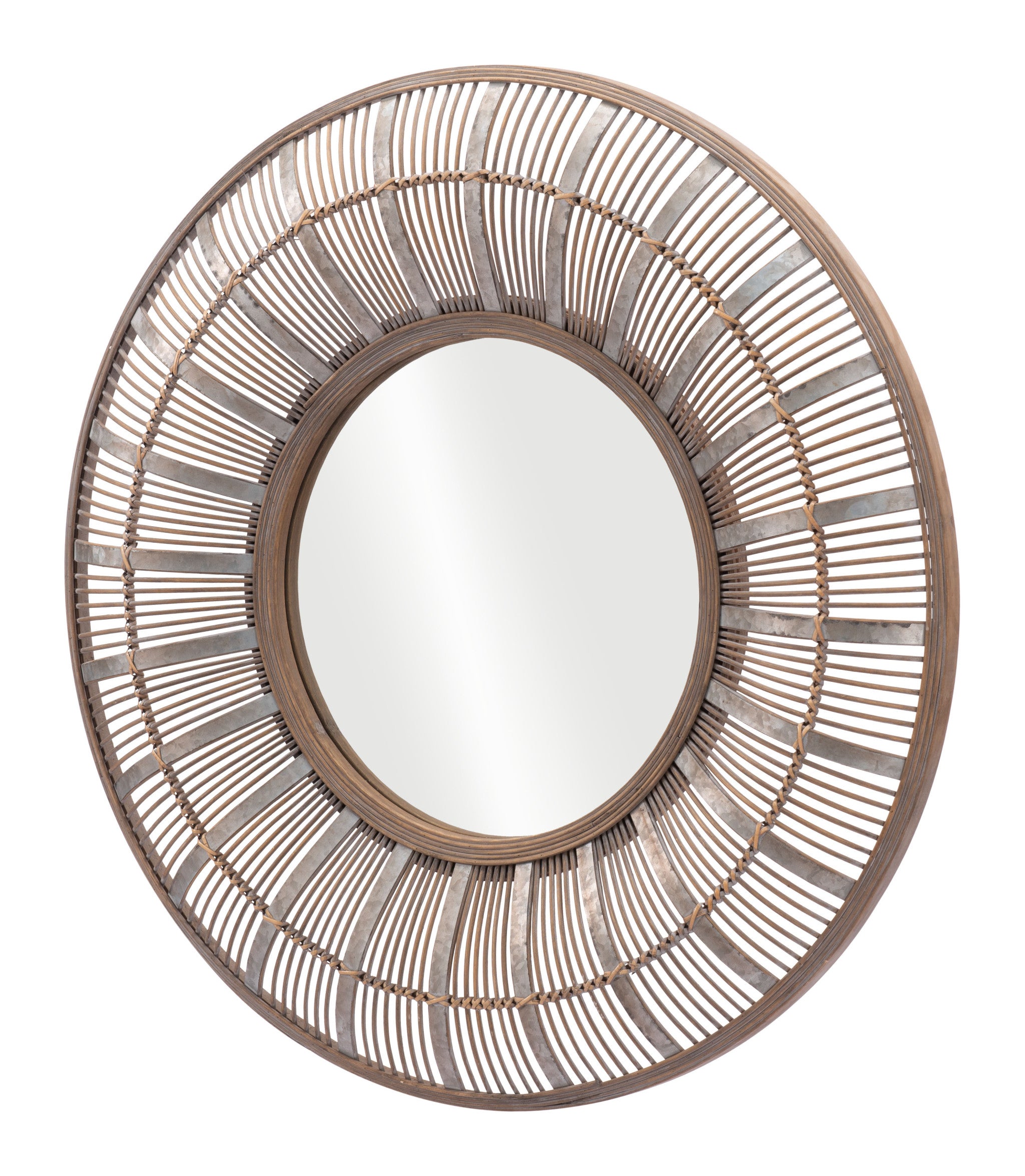 Island Breeze Round Accent Mirror