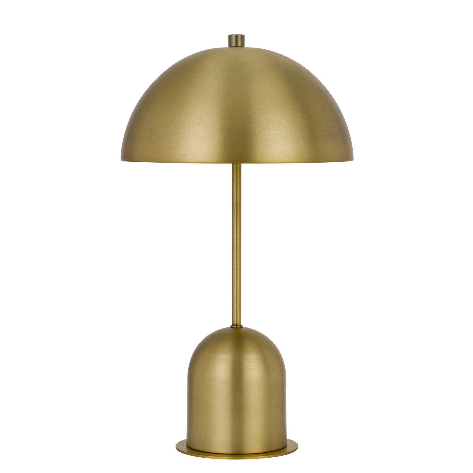 Antiqued Brass Dome Table Lamp