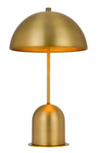 Antiqued Brass Dome Table Lamp