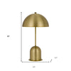 Antiqued Brass Dome Table Lamp