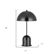 Gunmetal Dome Table Lamp