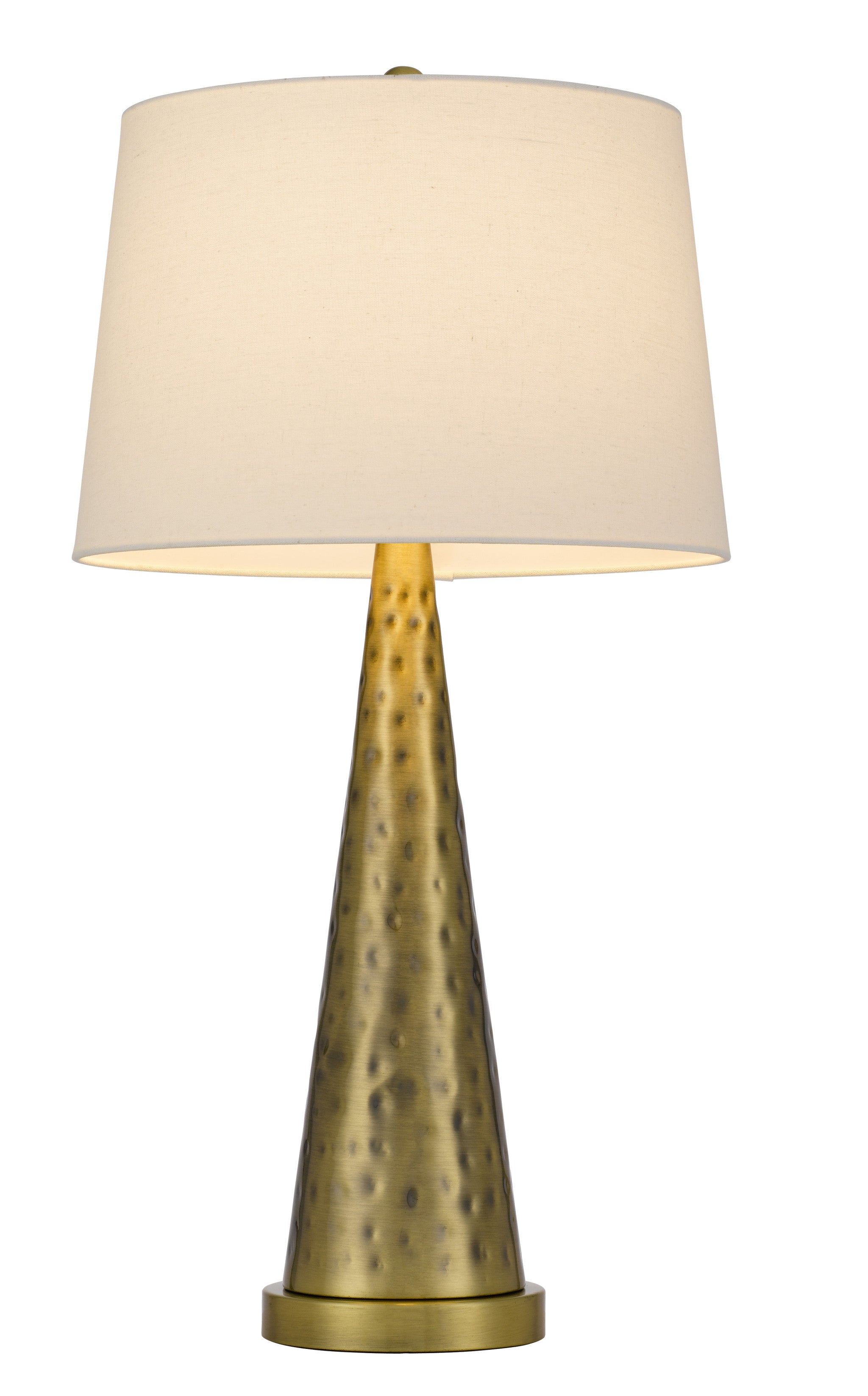 Elysian Brass Pyramidal Lamp