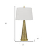 Elysian Brass Pyramidal Lamp