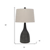 Obsidian Elegance Table Lamp