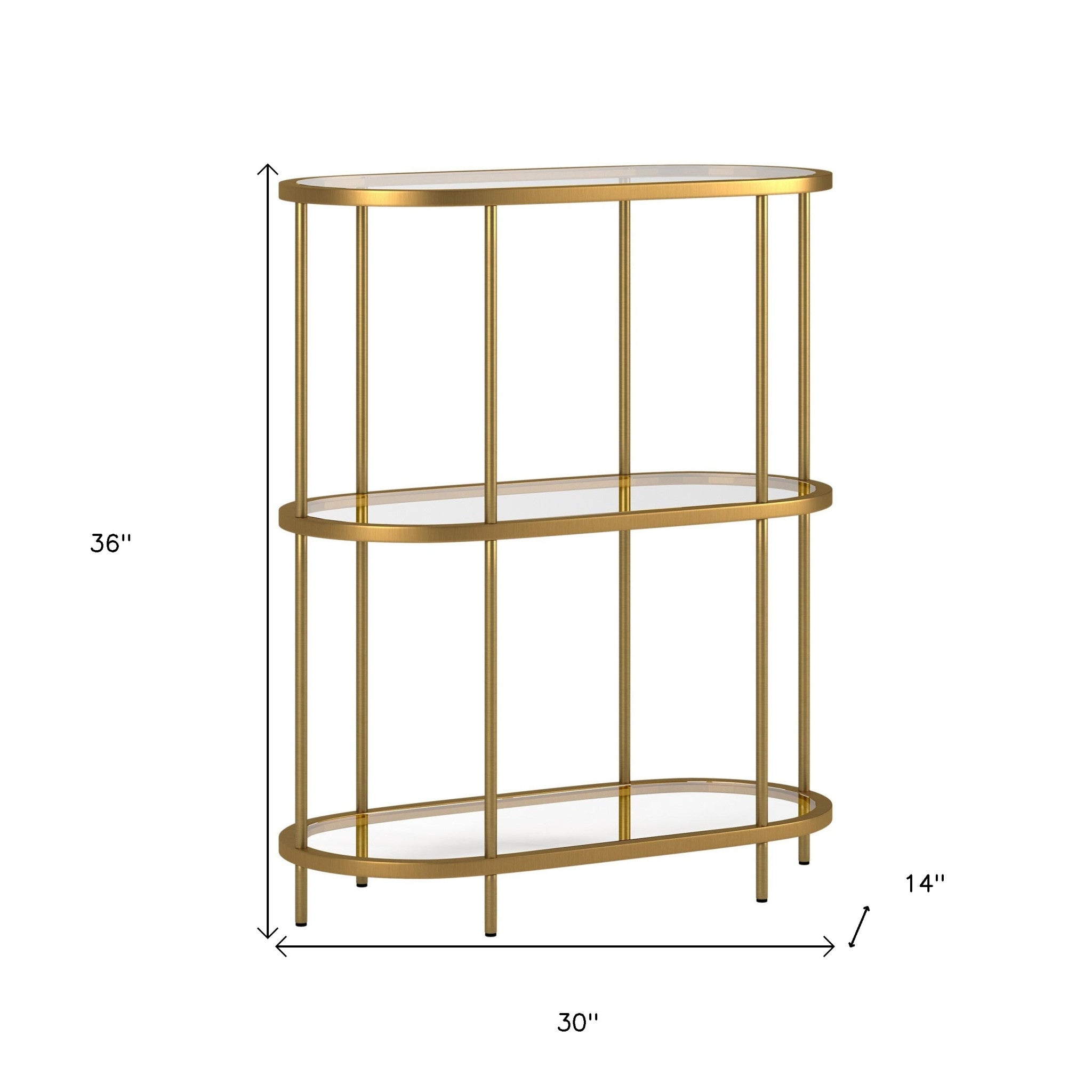 Three Tier Etagere Bookcase