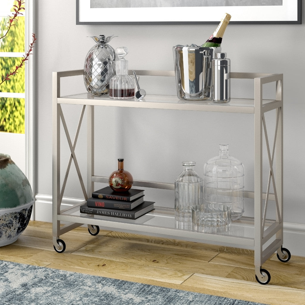 Arianna Rolling Bar Cart