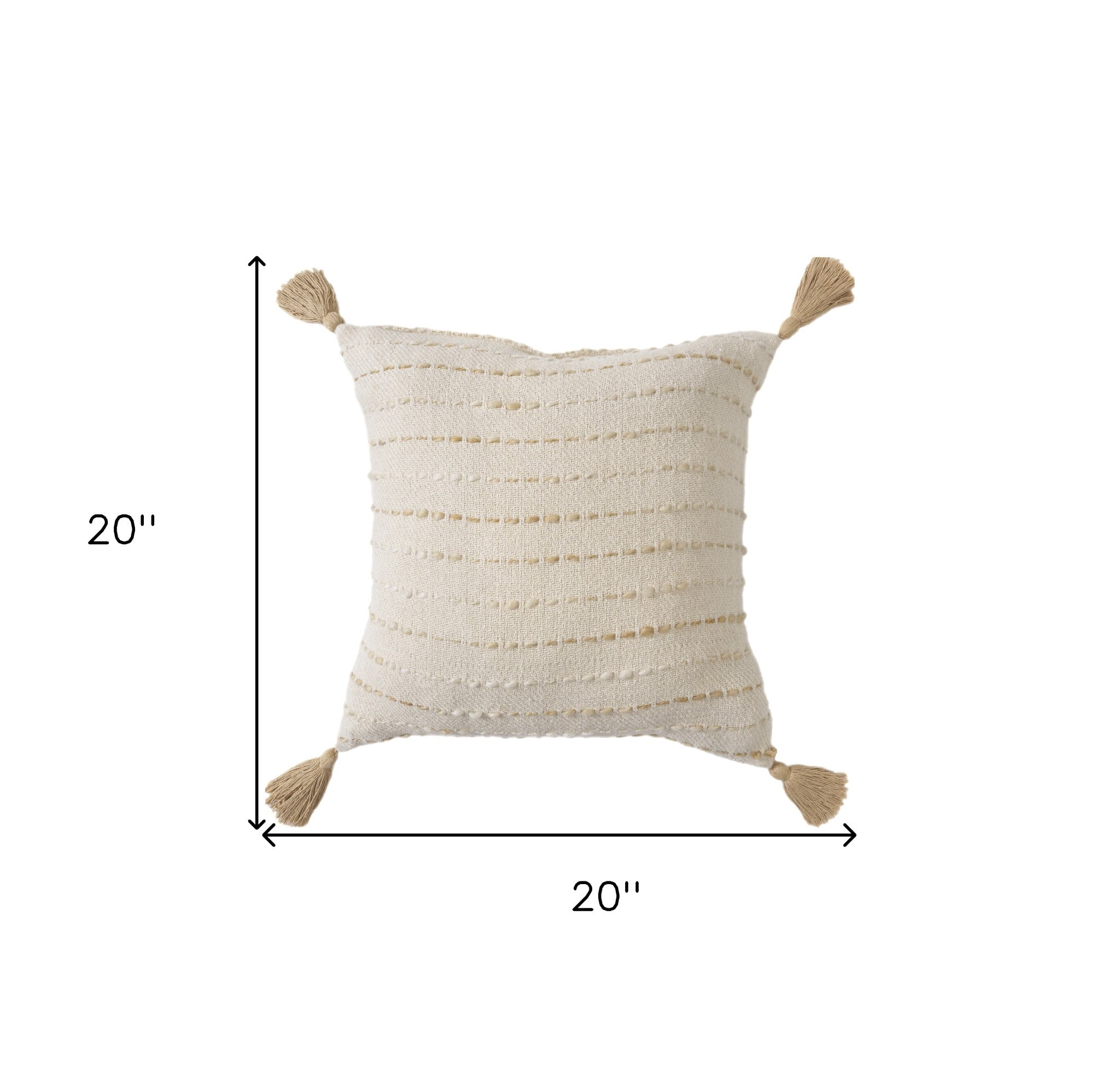 Linear Stitch Throw Pillow