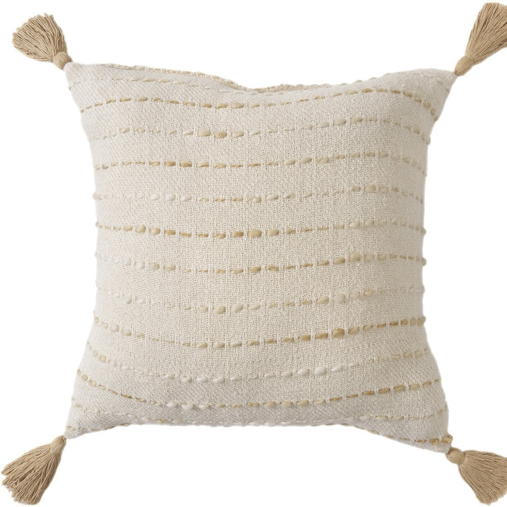 Linear Stitch Throw Pillow