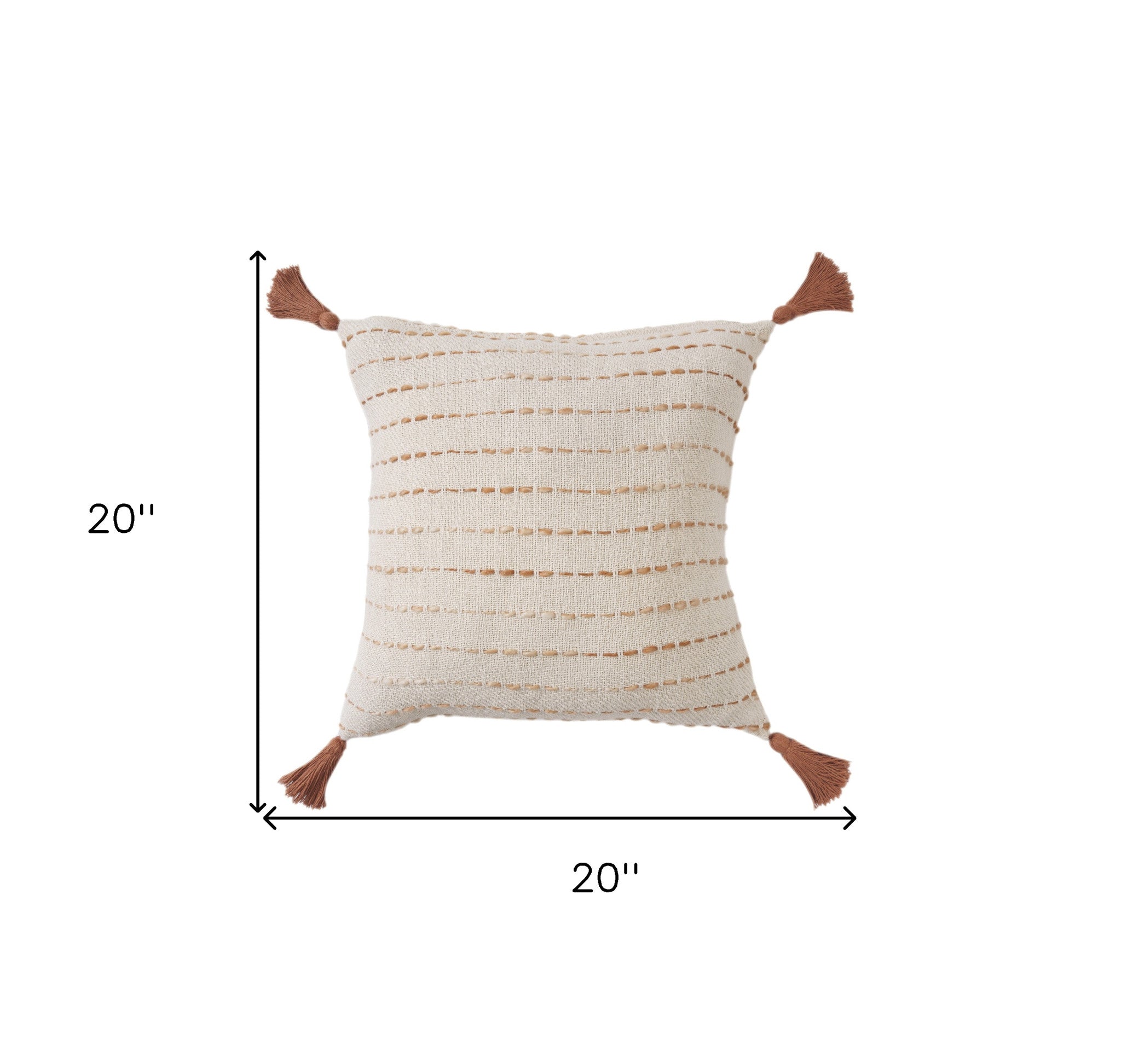 Linear Stitch Throw Pillow