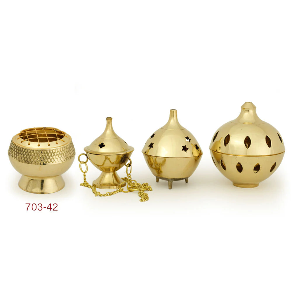 Embossed Brass Burner