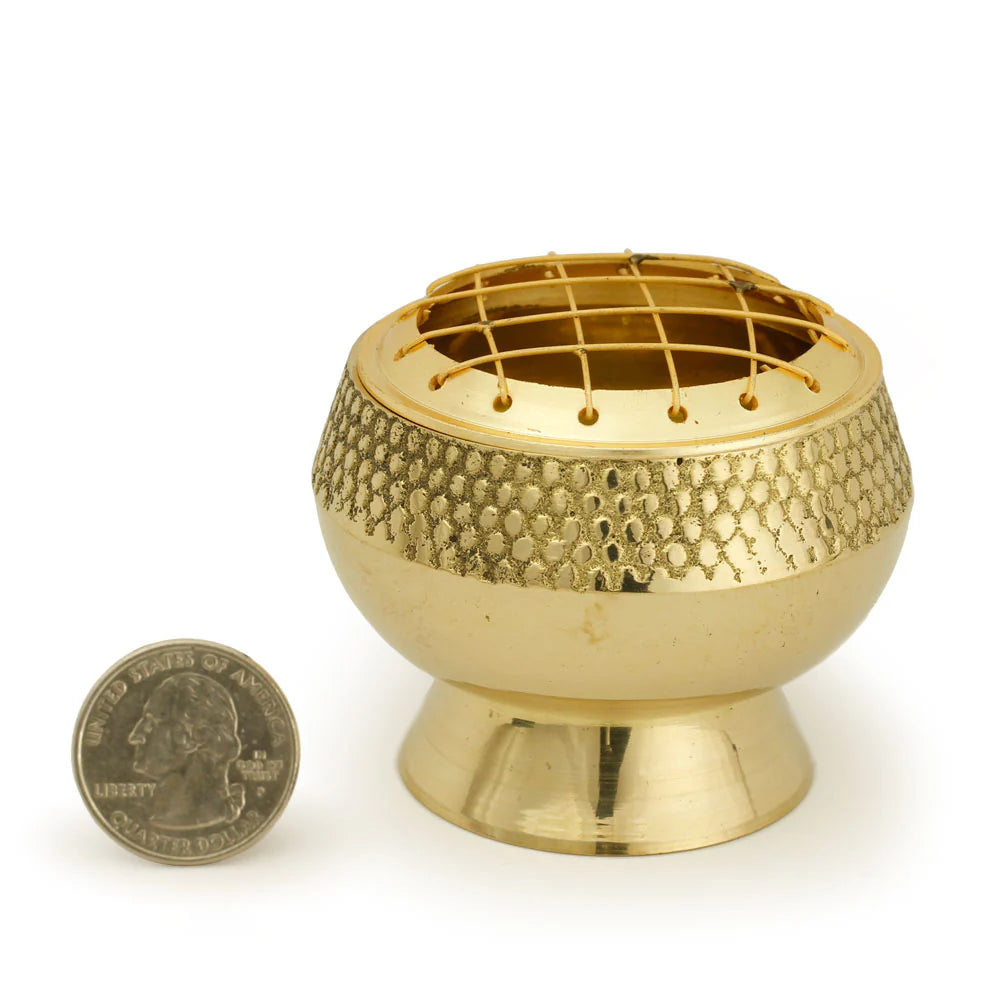 Embossed Brass Burner