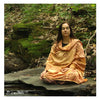 Meditation Yoga Prayer Shawl - Mantra Om - Peach