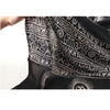 Meditation Yoga Prayer Shawl - Mantra Om - Black