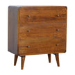 Curved Chestnut Chest